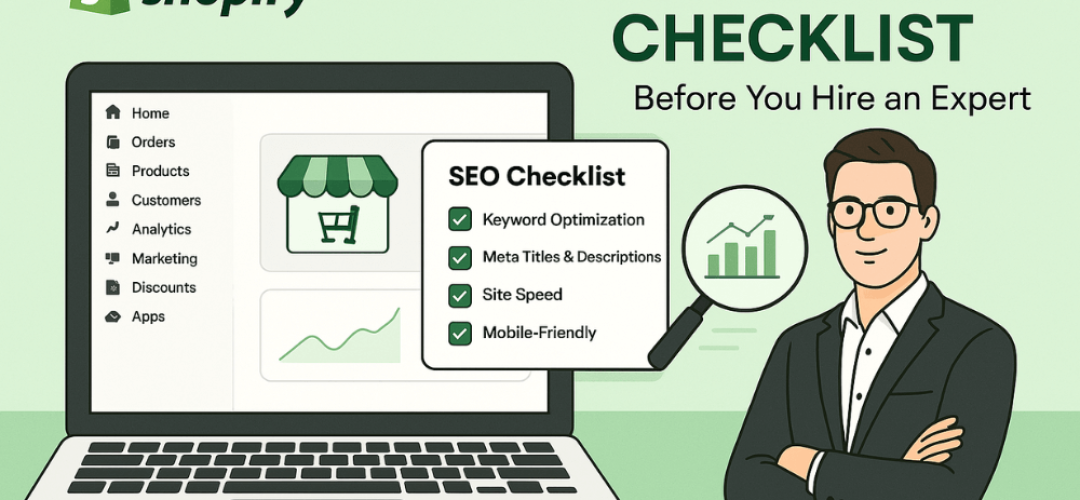 Shopify SEO Checklist Before Hiring an Expert